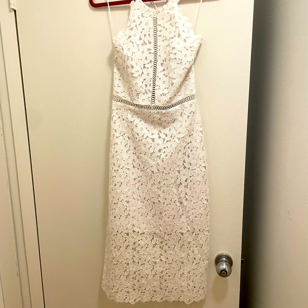Cynthia Rowley white flower eyelet dress! Beautiful! Size 2